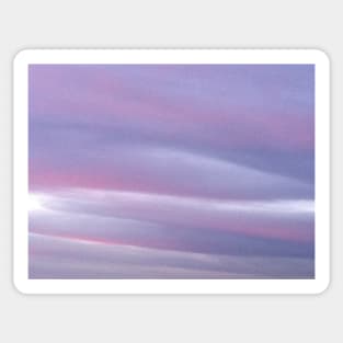 Pastel twilight sky Sticker